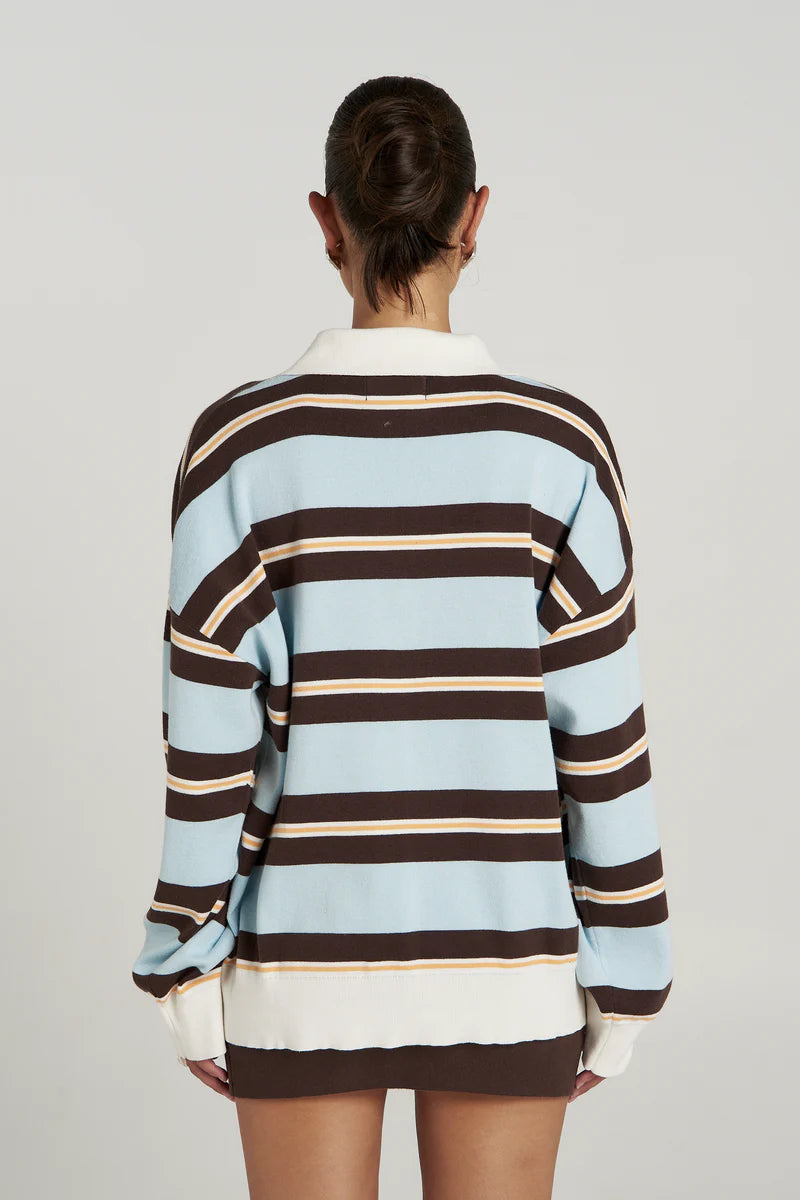 STRIPE LS POLO - APEROL STRIPE