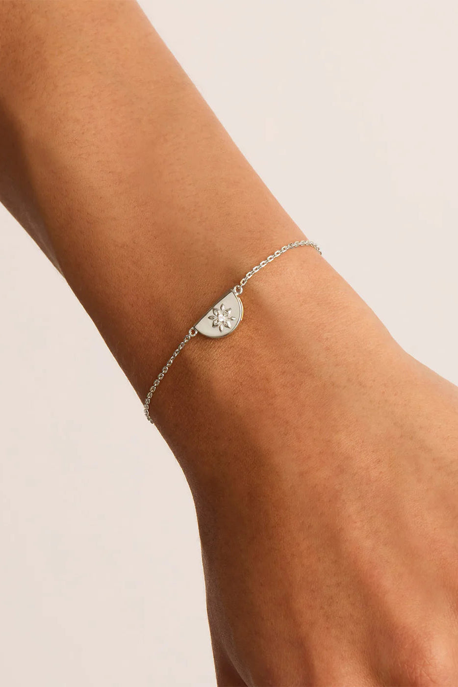 Lotus Bracelet - Sterling Silver