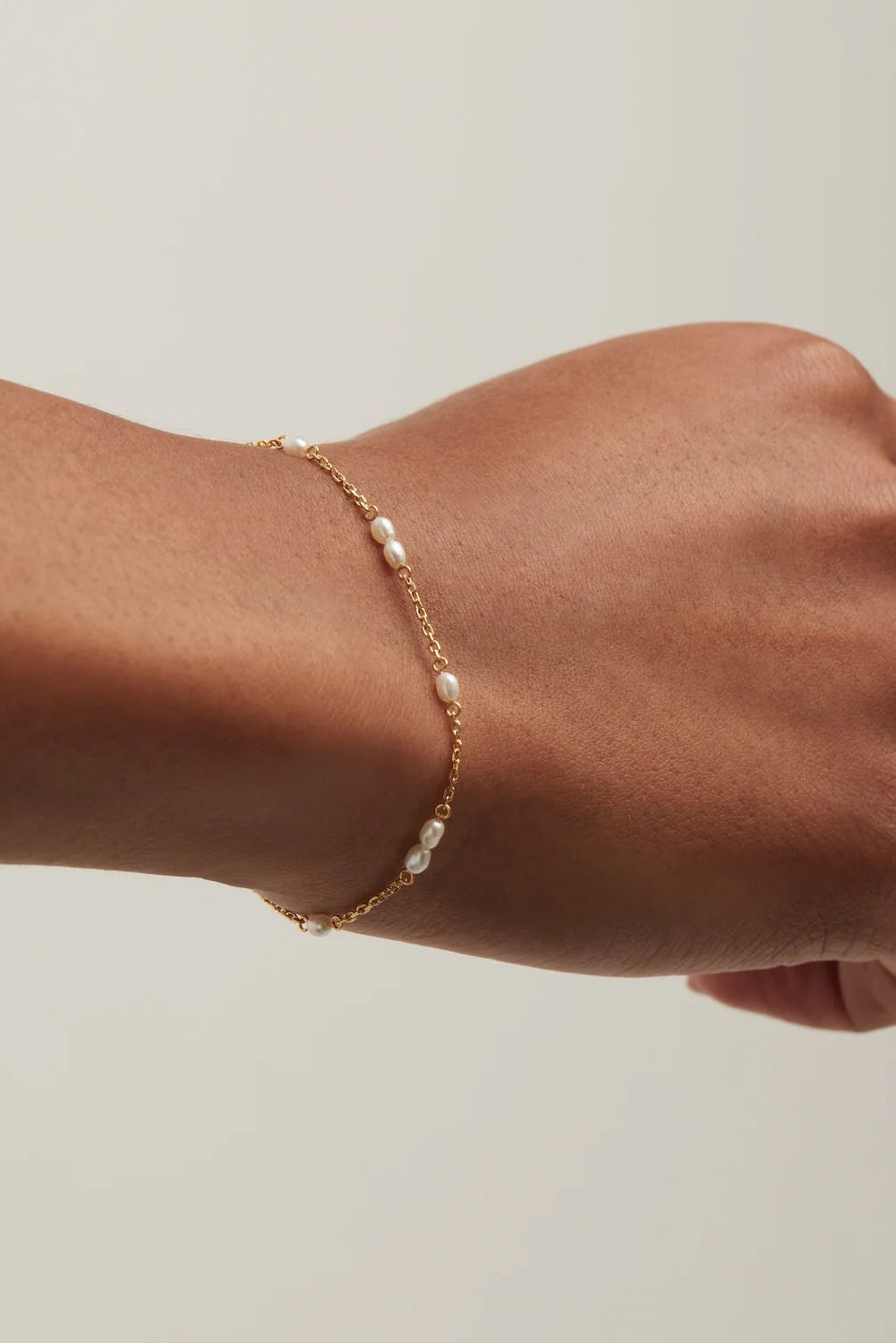 Serene Dreams Pearl Bracelet - 18k Gold Vermeil