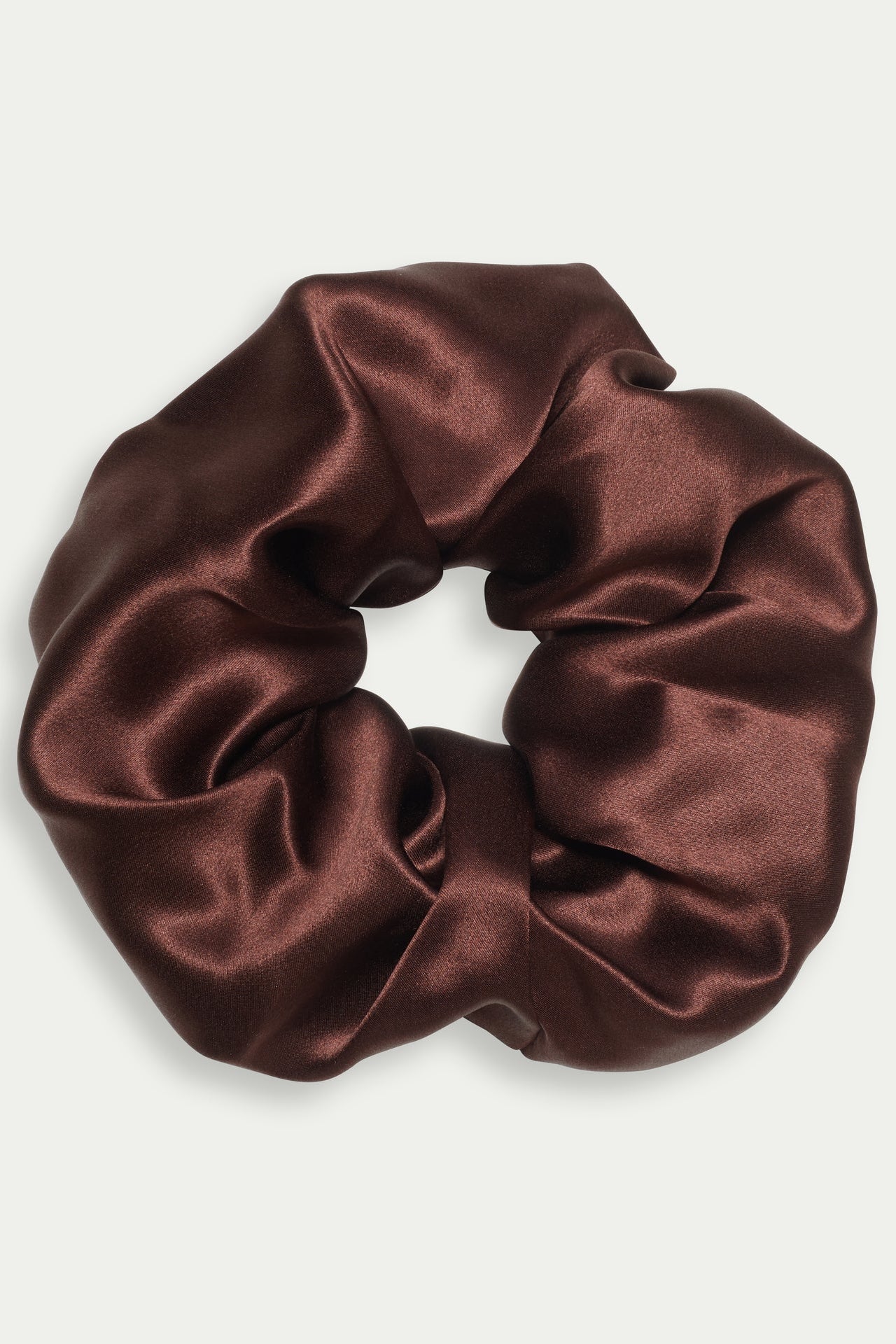 Silk Scrunchie - Chocolate