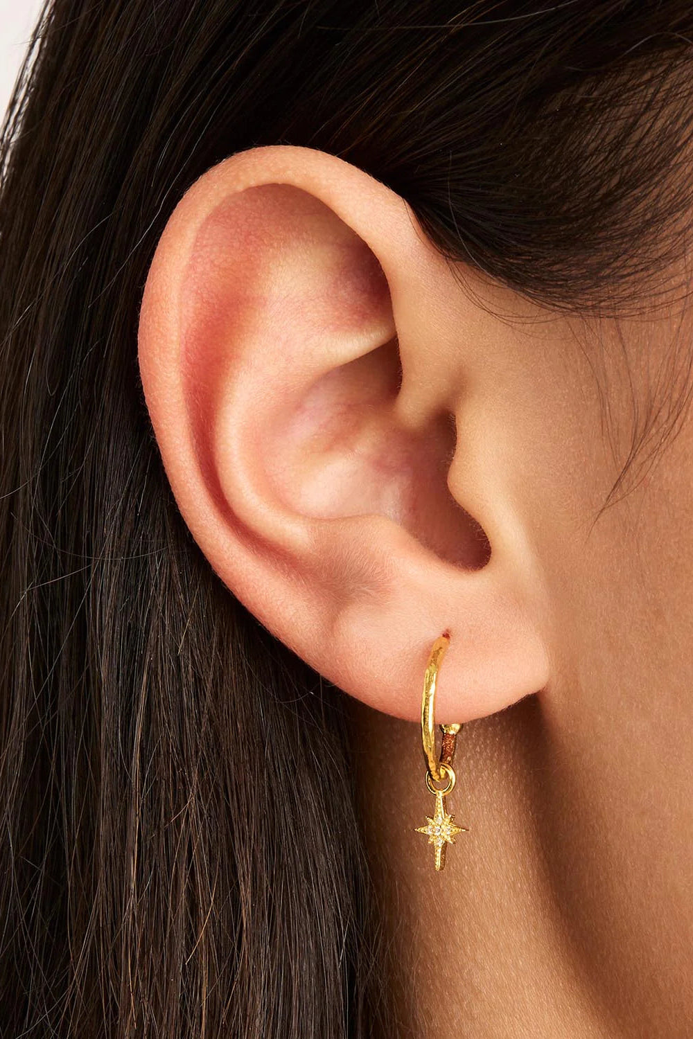 Starlight Hoops 18k Gold Vermeil