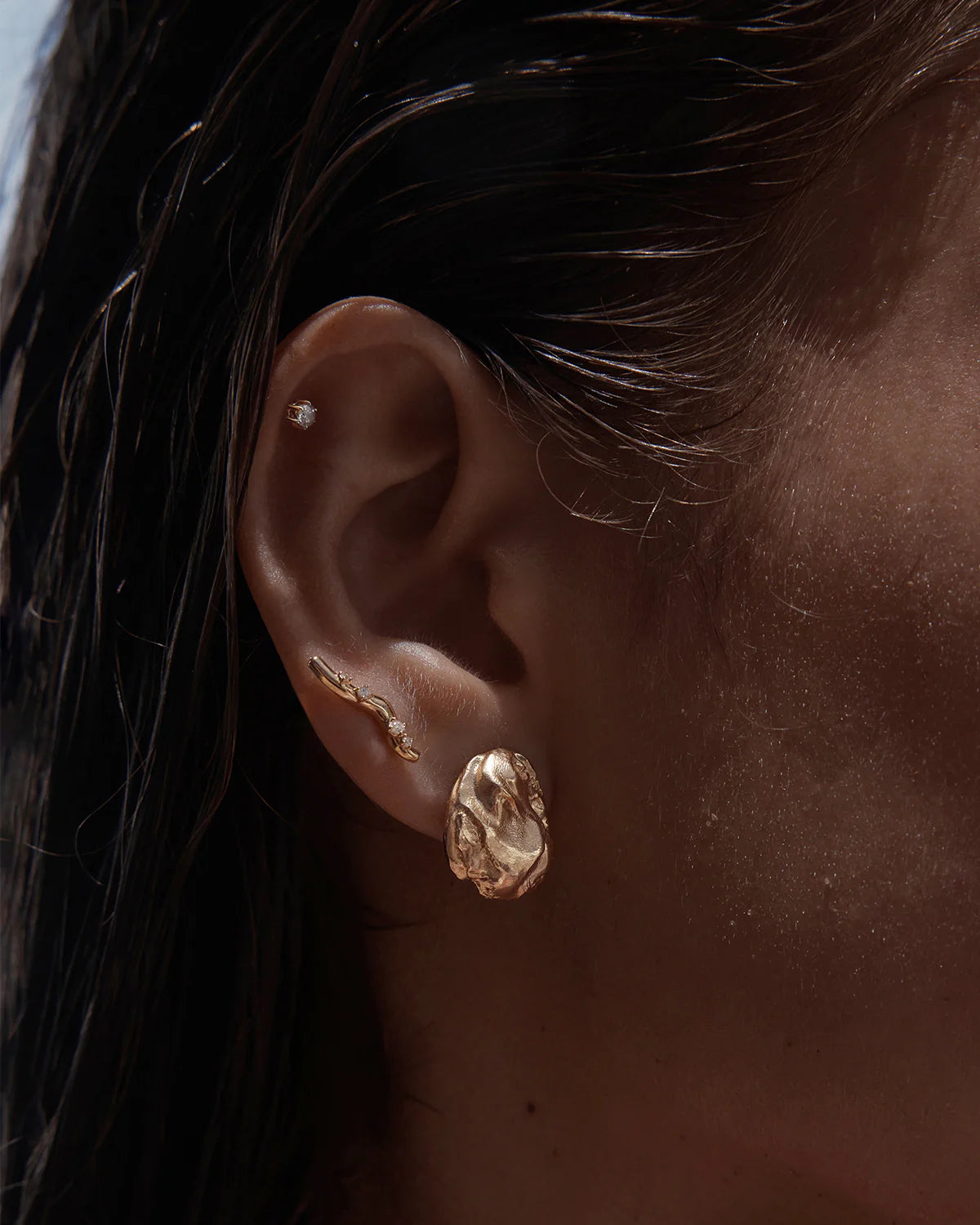 18k Gold Vermeil Drift Drop Earrings