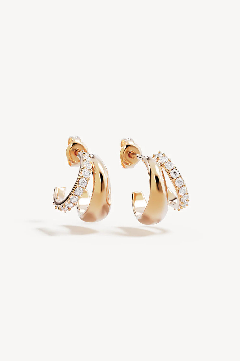 Eternally Yours Hoops - 18k Gold Vermeil