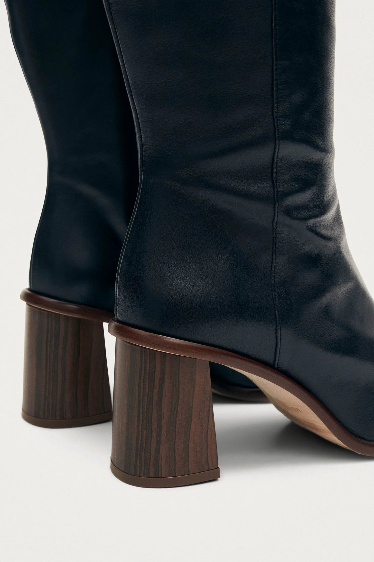 EAST BLACK LEATHER BOOTS - BLACK