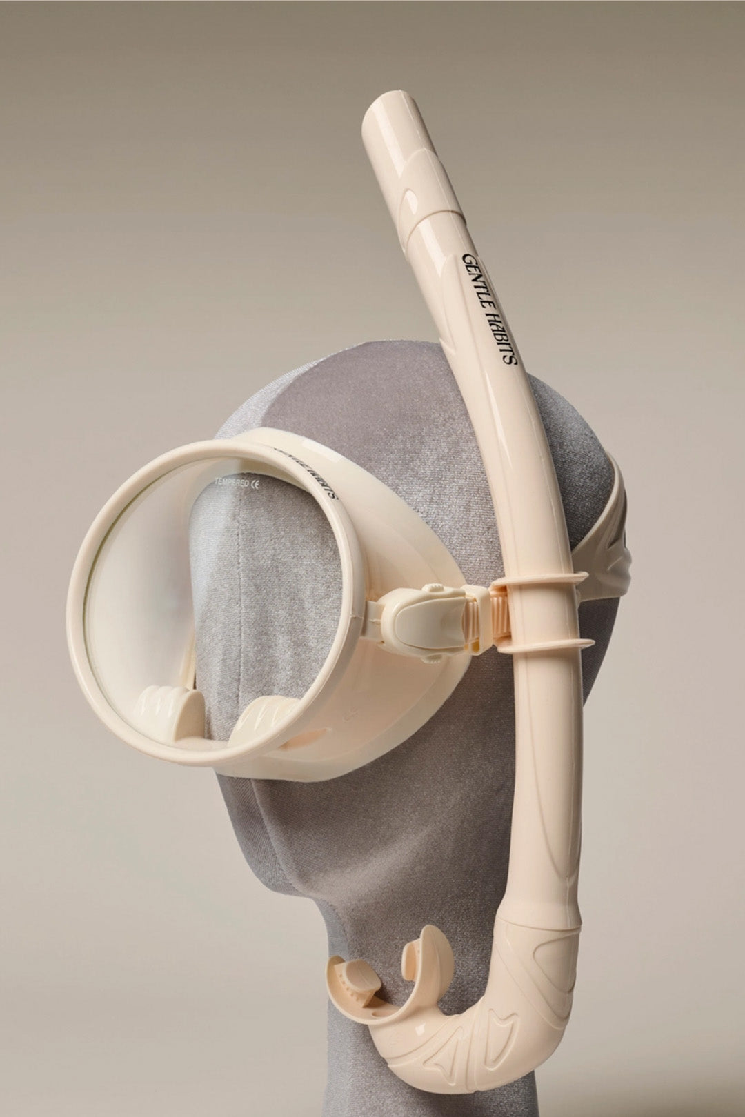 Dive Mask and Snorkel Set - Cream