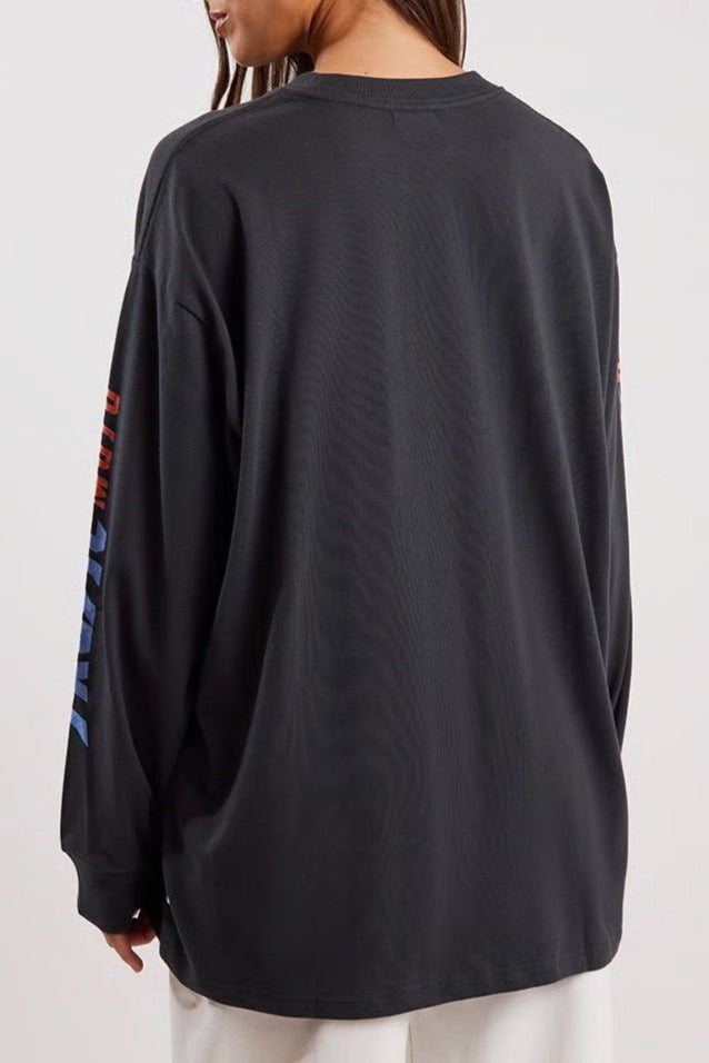 Flaming Hibiscus Long Sleeve T-Shirt