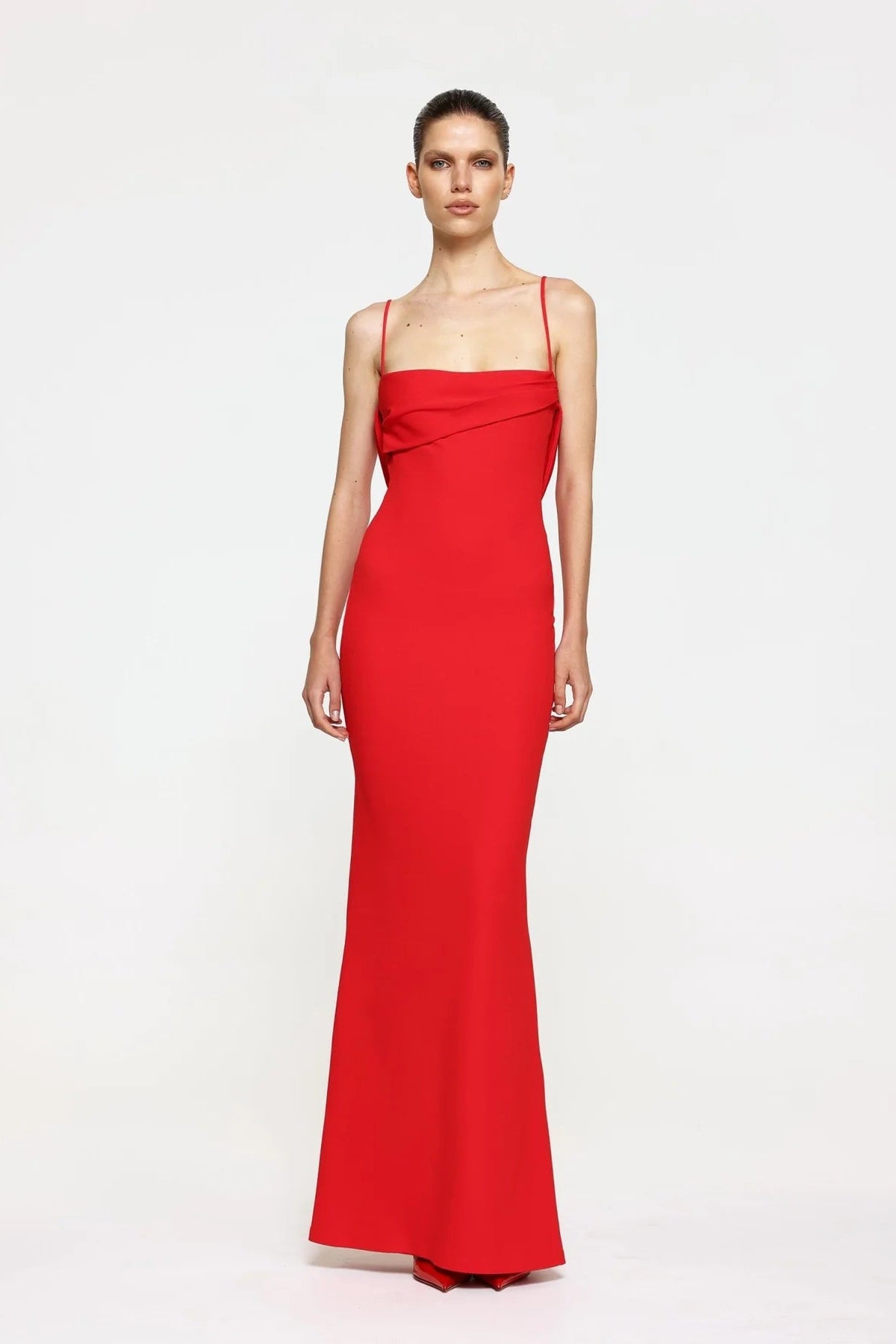 HAVILLAND GOWN - CHERRY RED