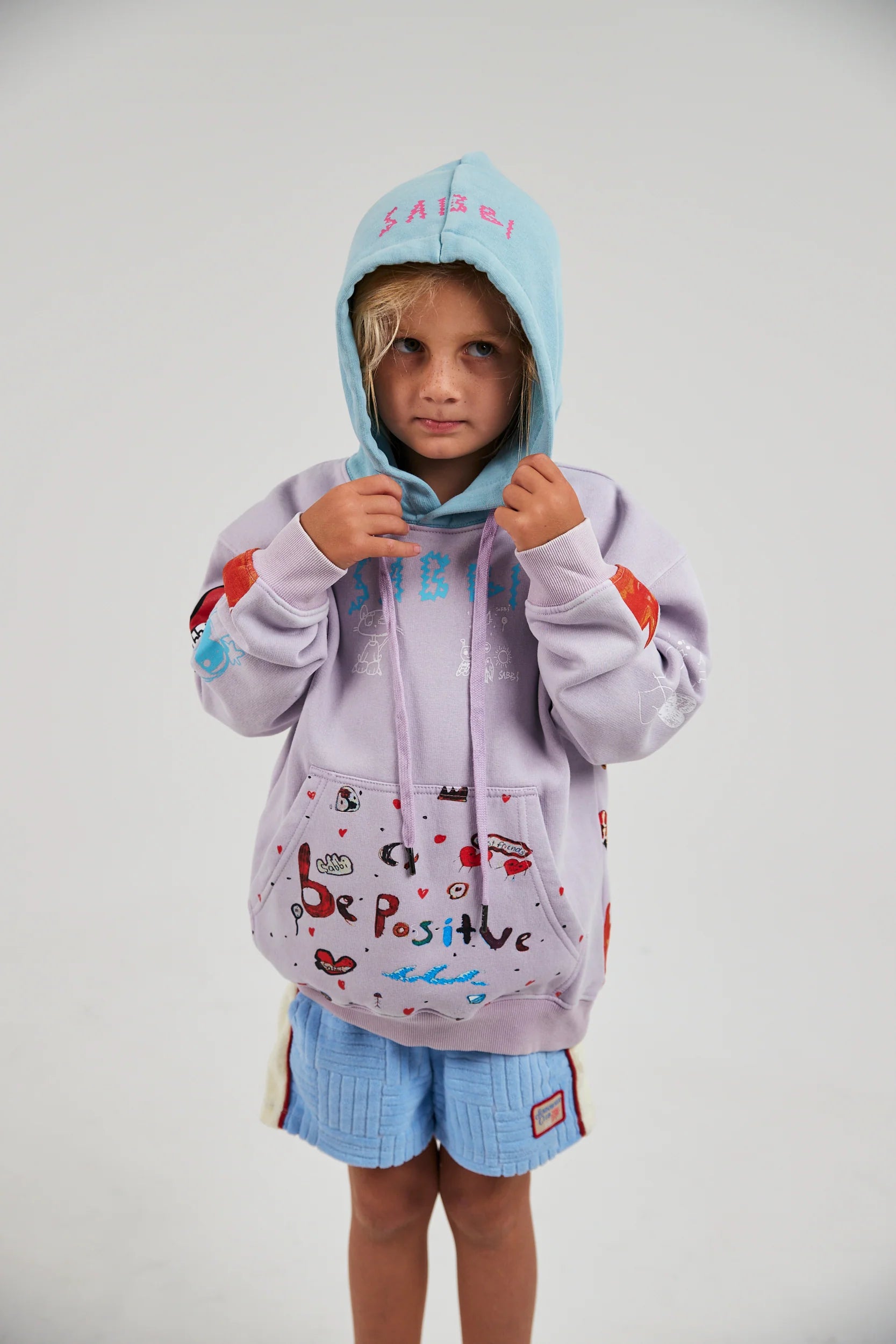 THE BE POSITIVE KIDS HOODIE