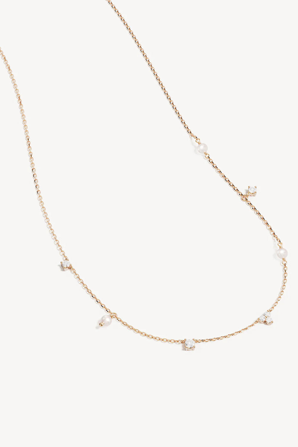 Moonlit Bloom Pearl Choker - 18k Gold Vermeil