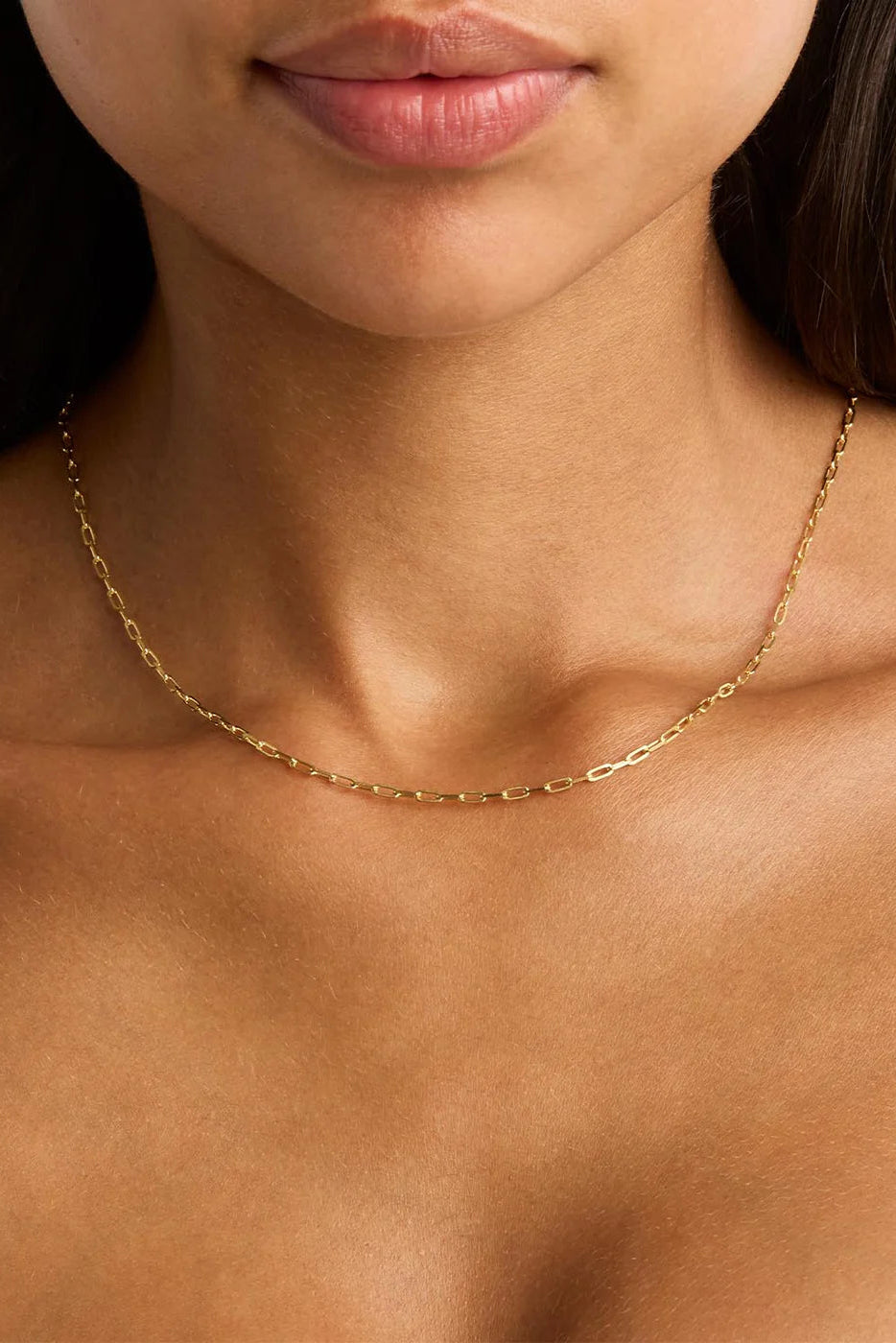 18" Link Chain Necklace - 18k Gold Vermeil