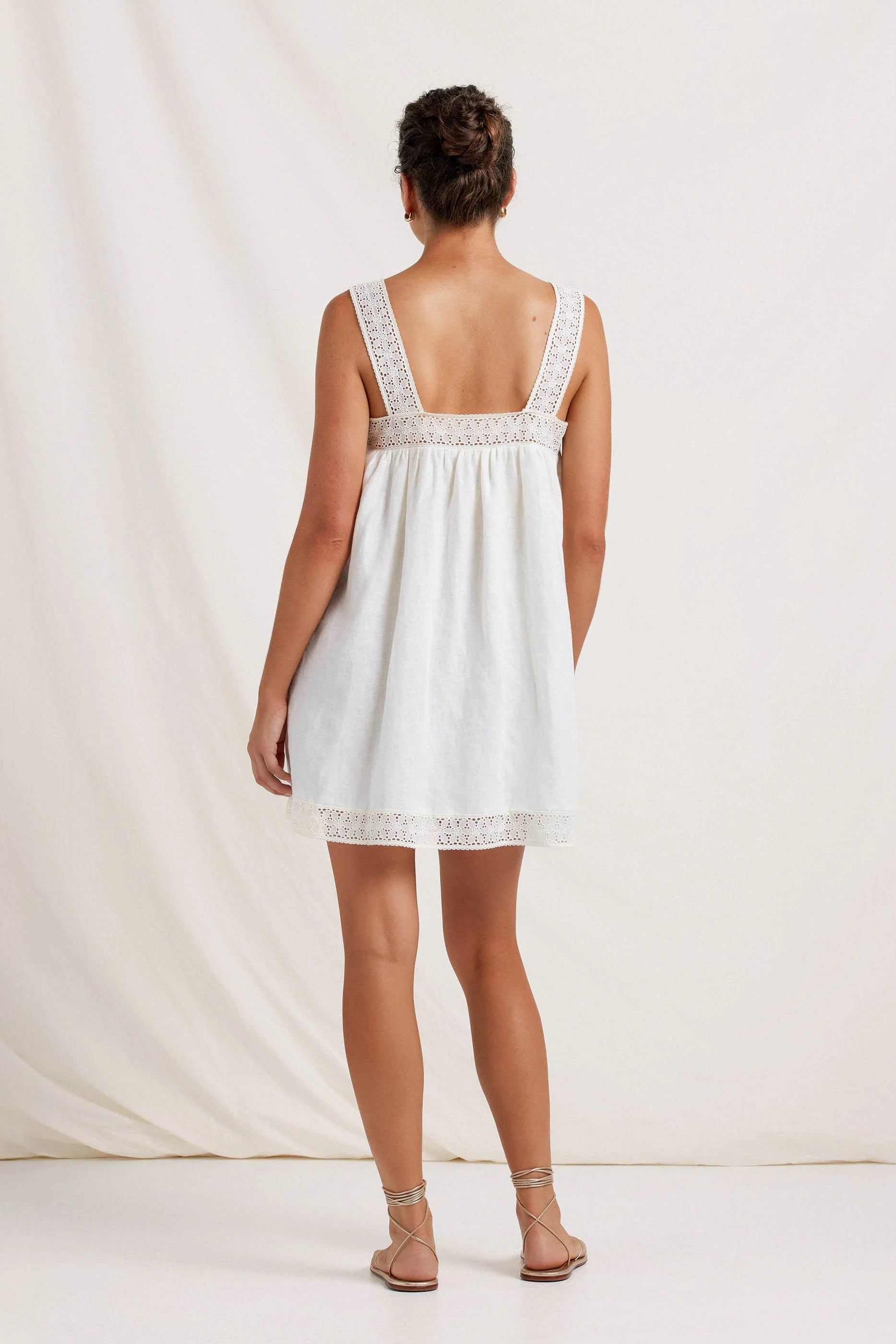 Broderie Mini Dress