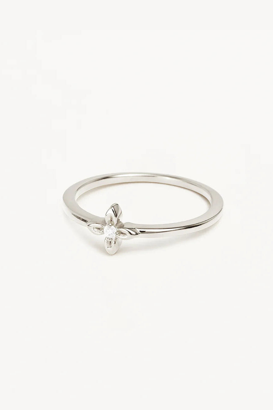 Sterling Silver Live in Light Ring