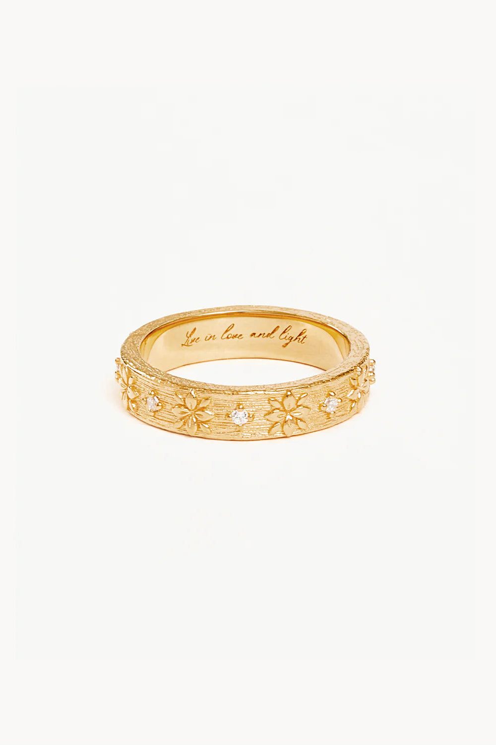 LIVE IN GRACE RING - 18K GOLD VERMEIL
