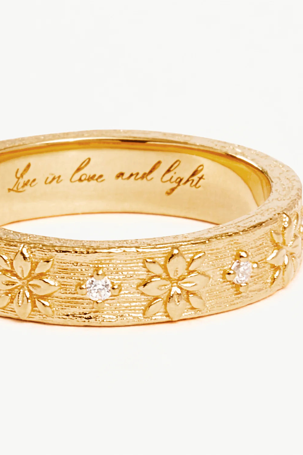LIVE IN GRACE RING - 18K GOLD VERMEIL