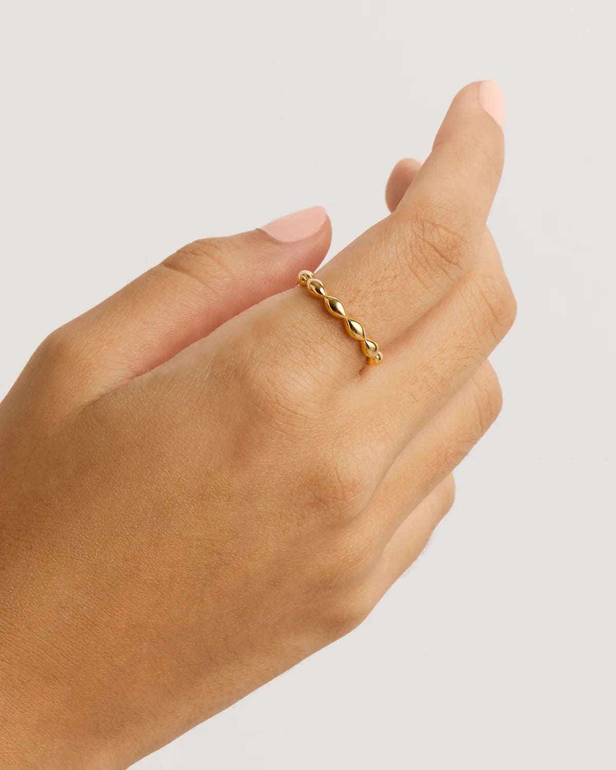 PROTECTED PATH RING - 18KT VERMEIL GOLD