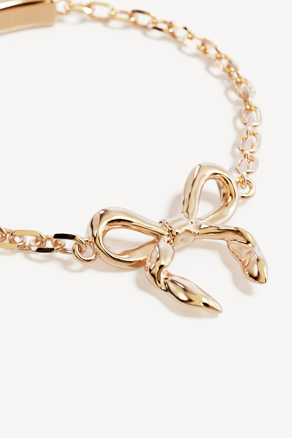 Forever More Chain Bow Ring - 18k Gold Vermeil