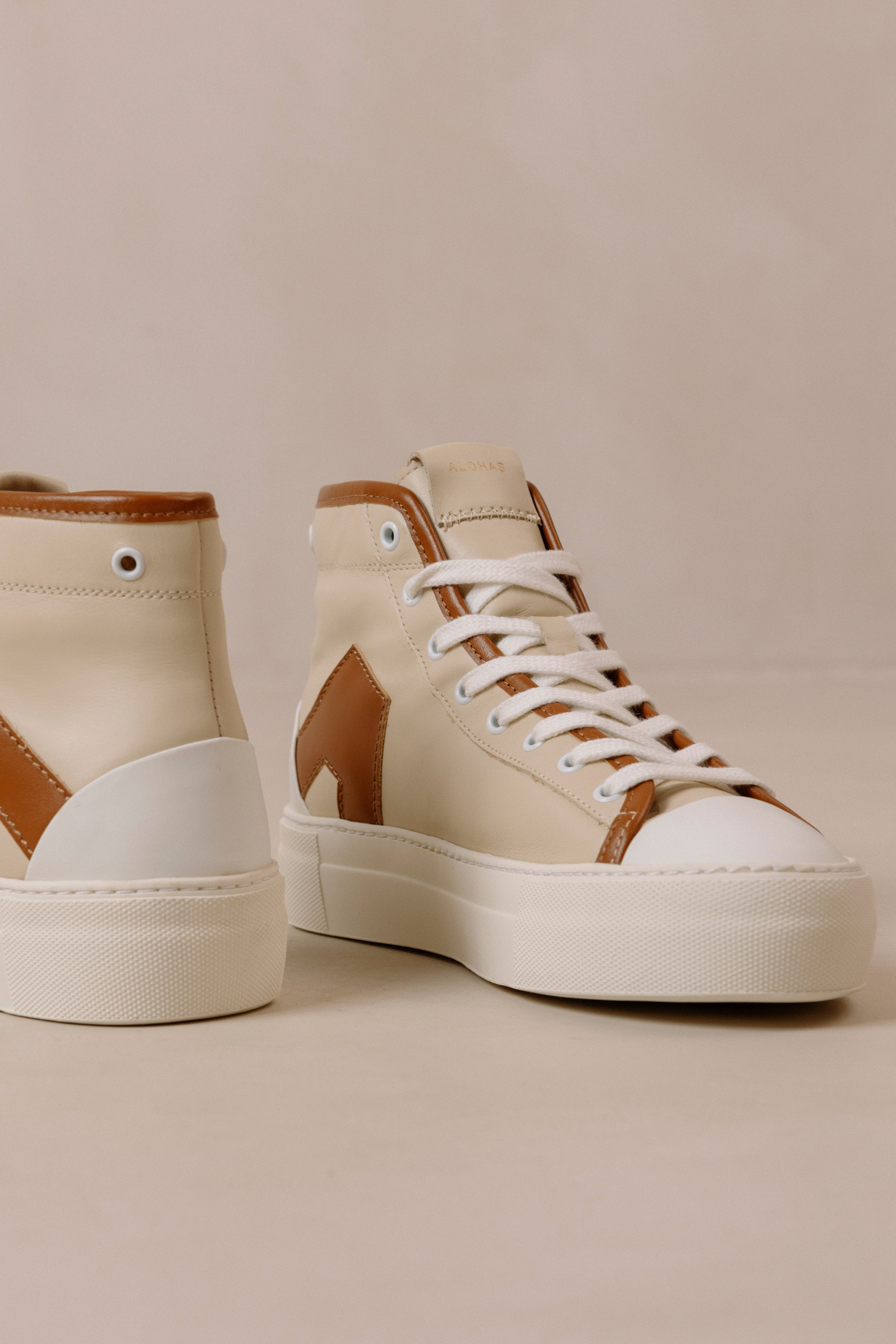 TB.35 COOKIE SNEAKER - BROWN/BEIGE