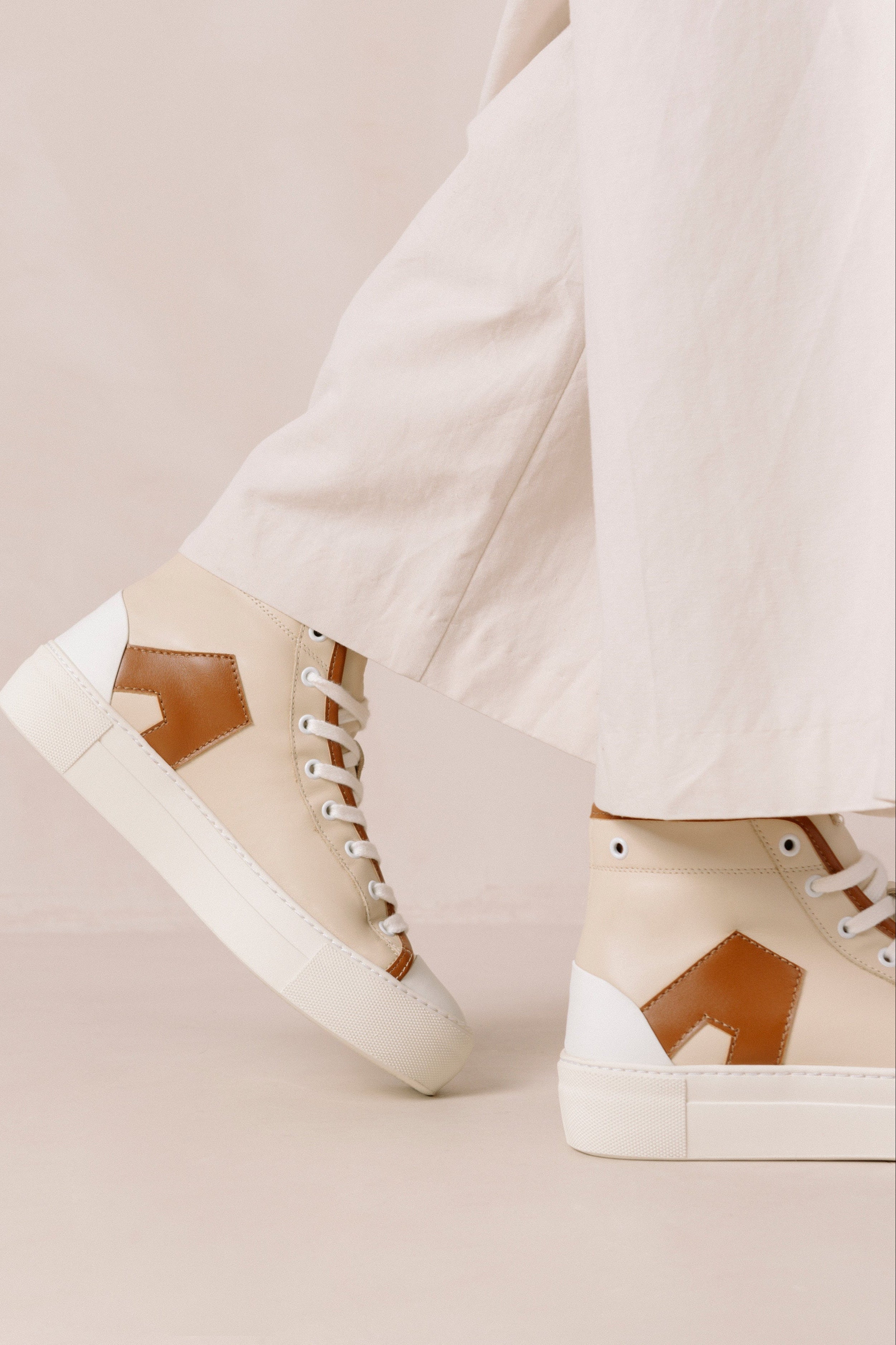 TB.35 COOKIE SNEAKER - BROWN/BEIGE