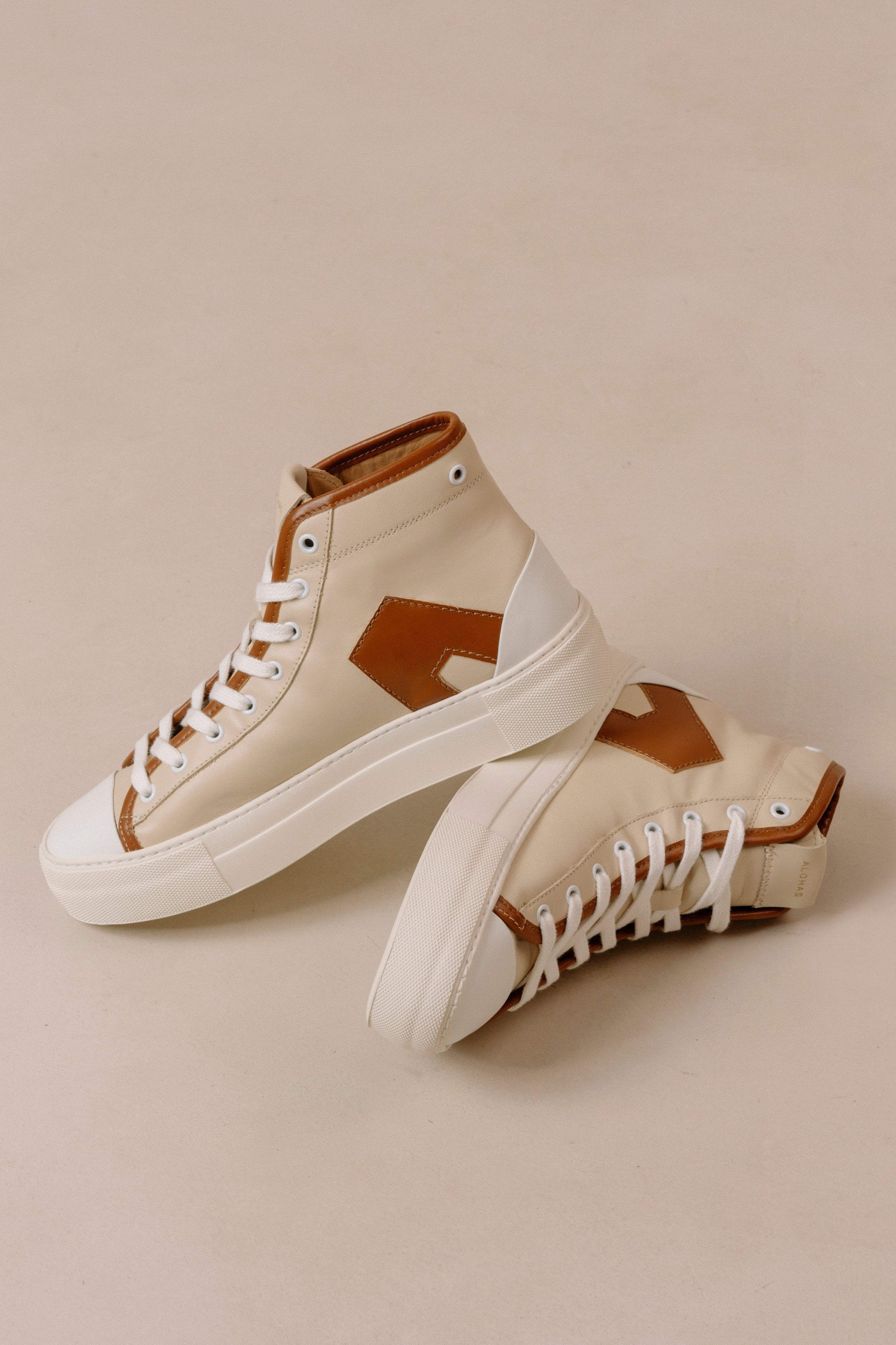 TB.35 COOKIE SNEAKER - BROWN/BEIGE