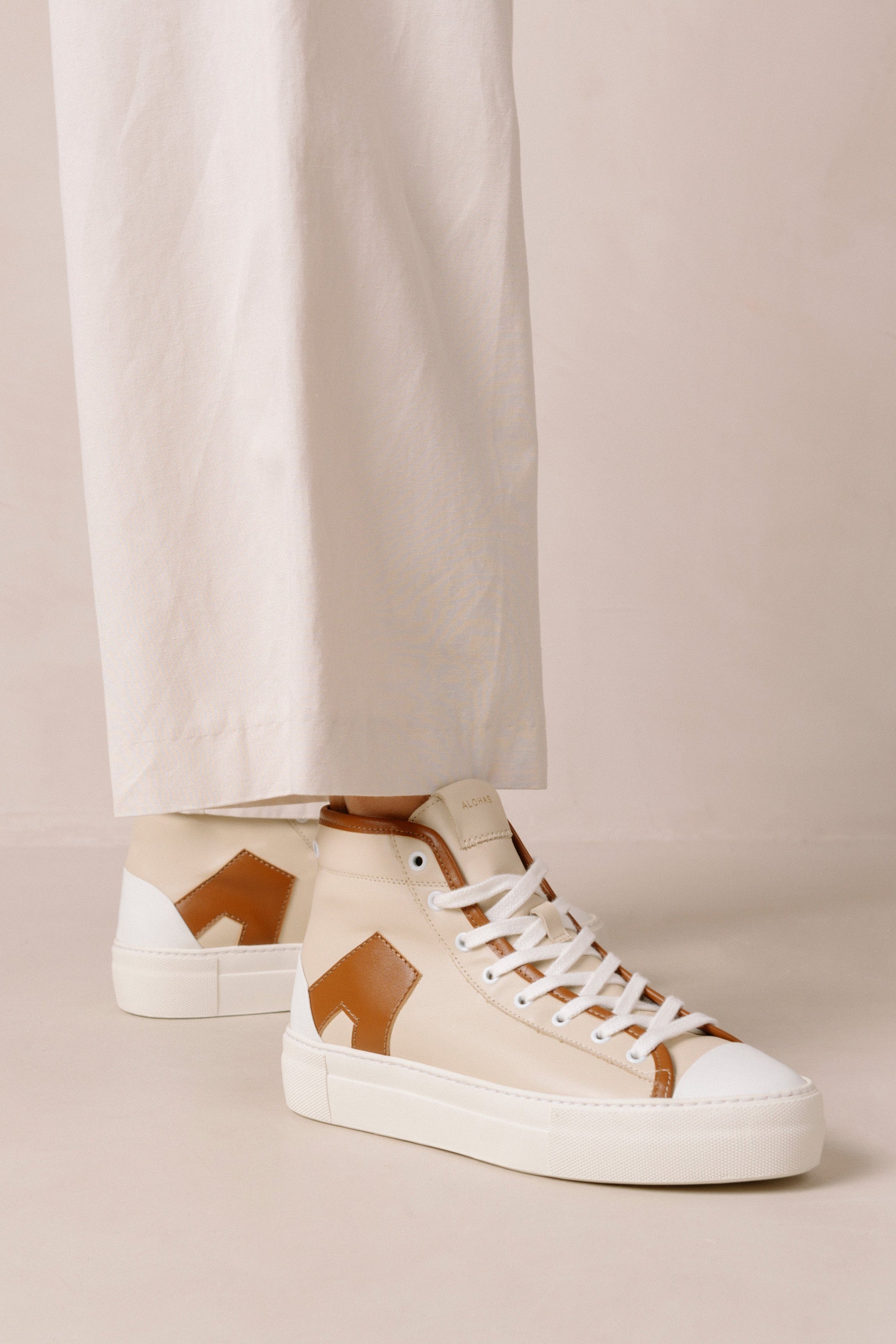 TB.35 COOKIE SNEAKER - BROWN/BEIGE