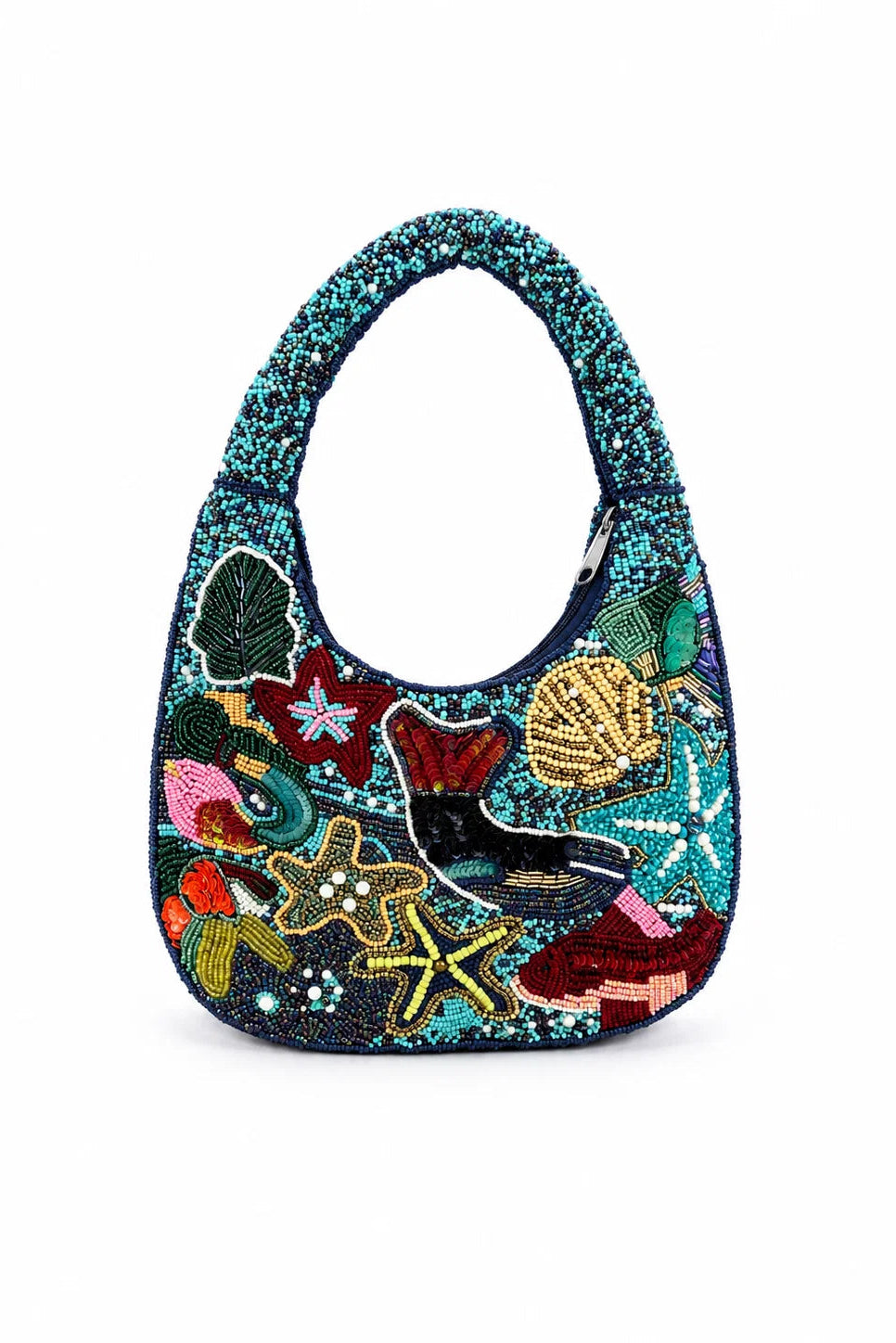Under The Sea Beaded Bag