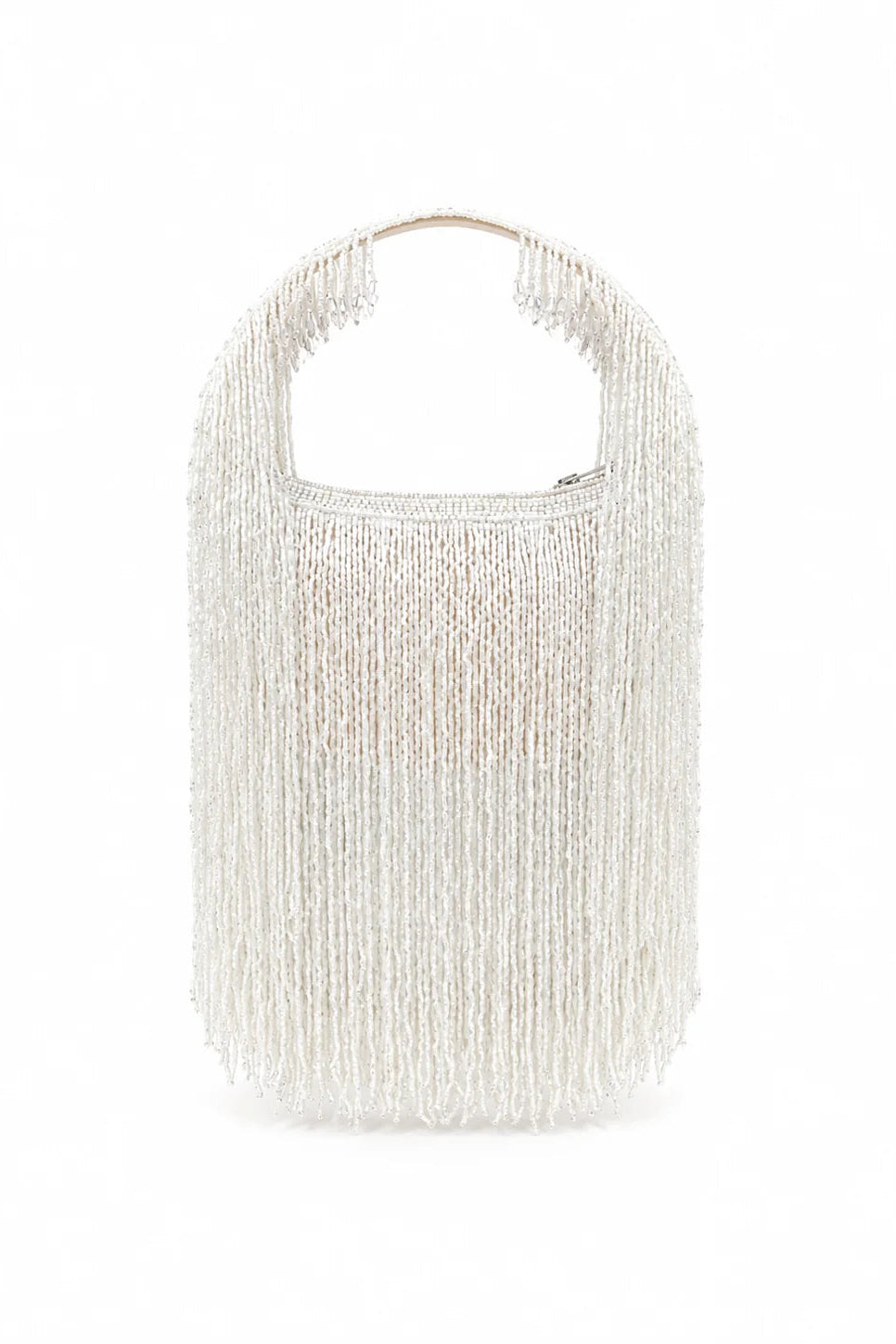 The Dolly Tassel Bag White