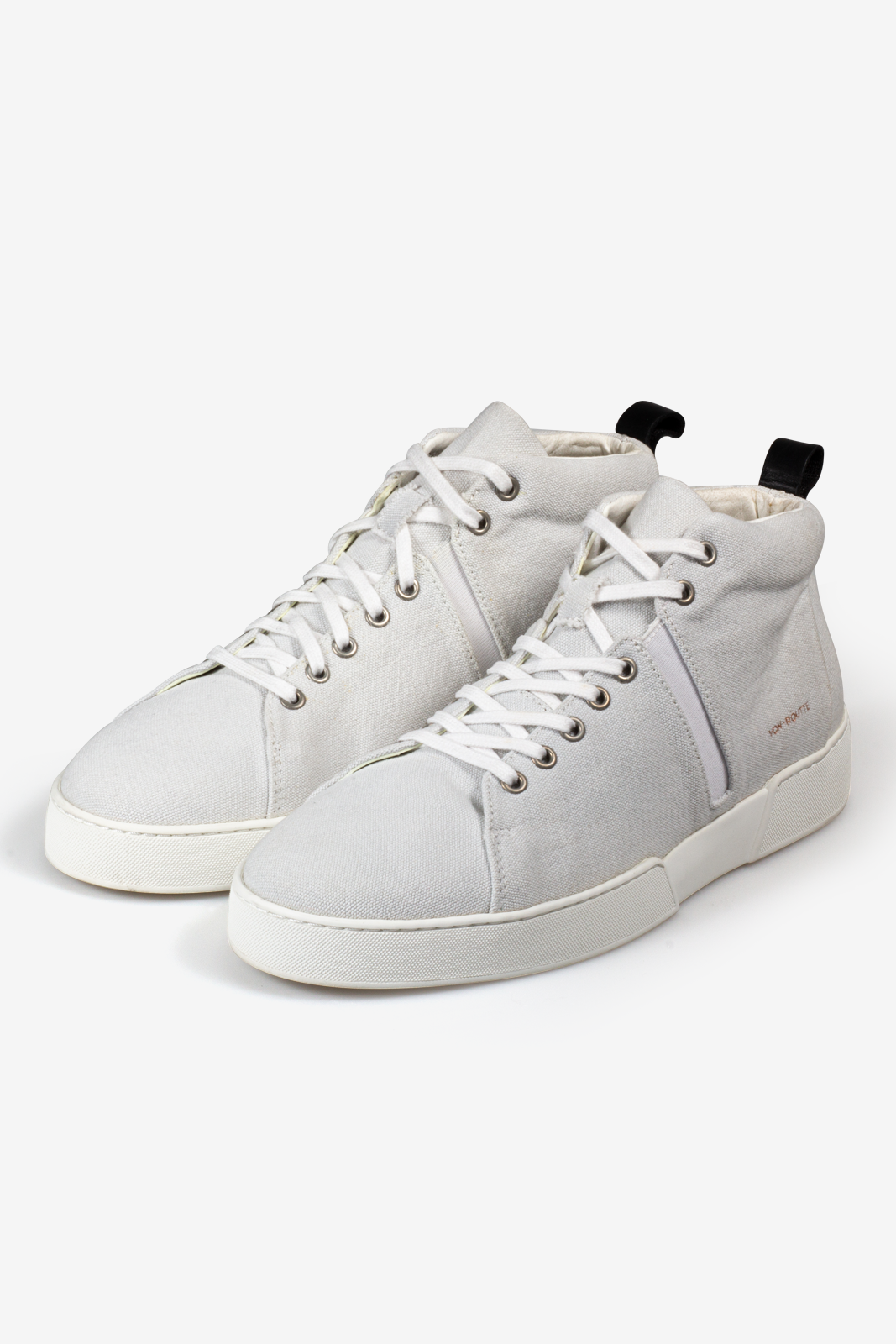 Milford Canvas High Top Sneakers White - Von-Routte