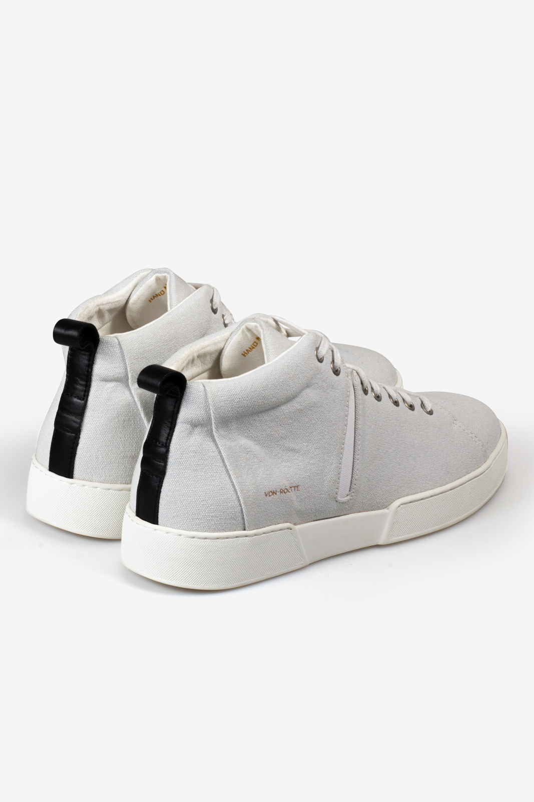 Milford Canvas High Top Sneakers White - Von-Routte