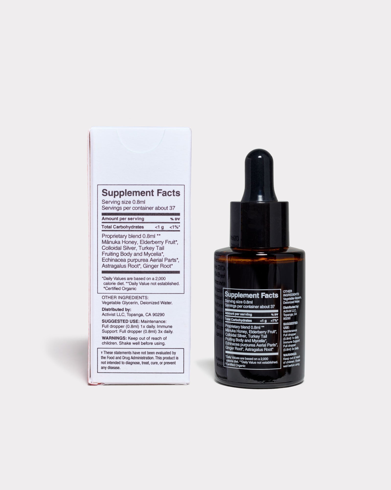 ACTIVIST Mānuka Immune Elixir