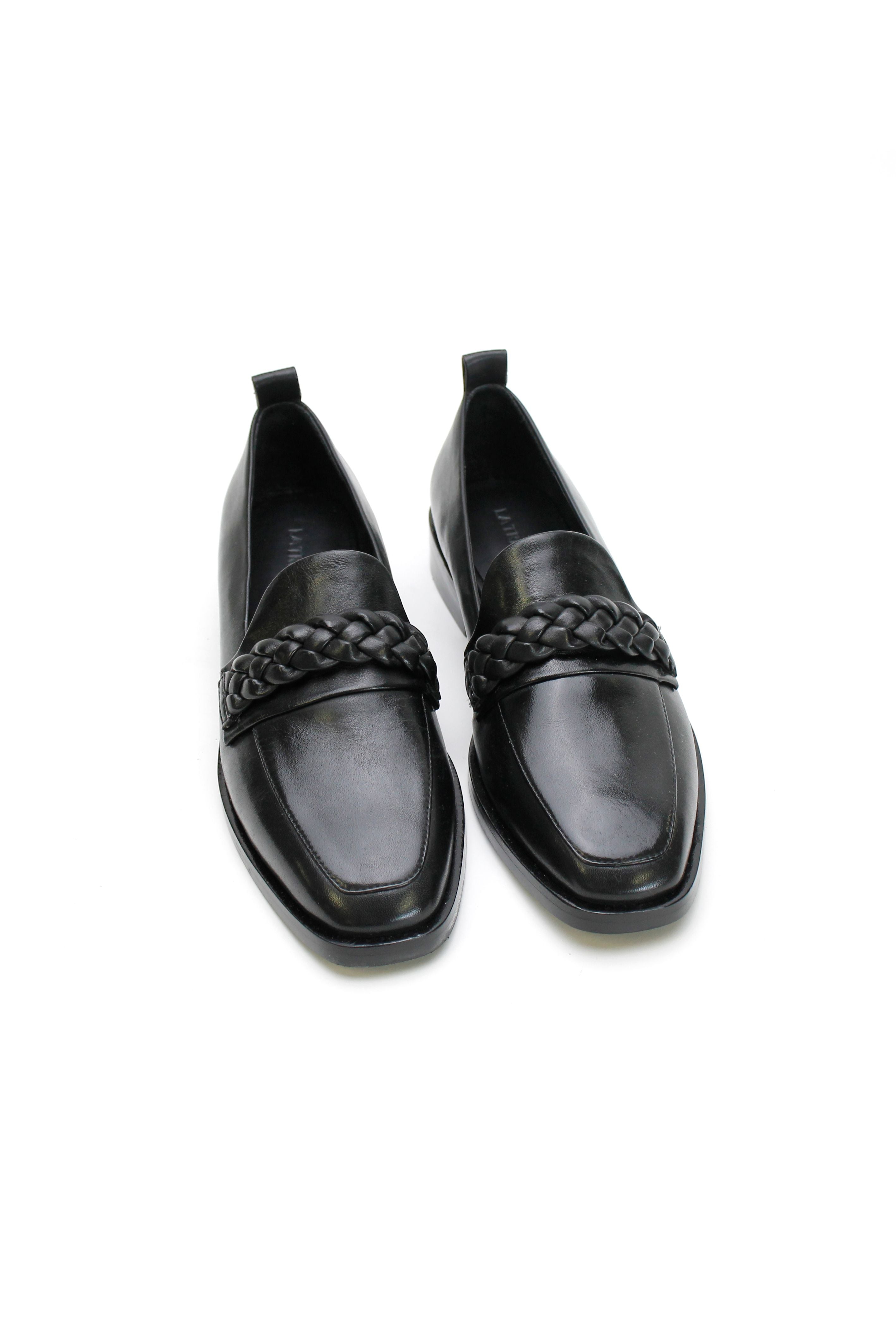 James Braided Loafer - Black