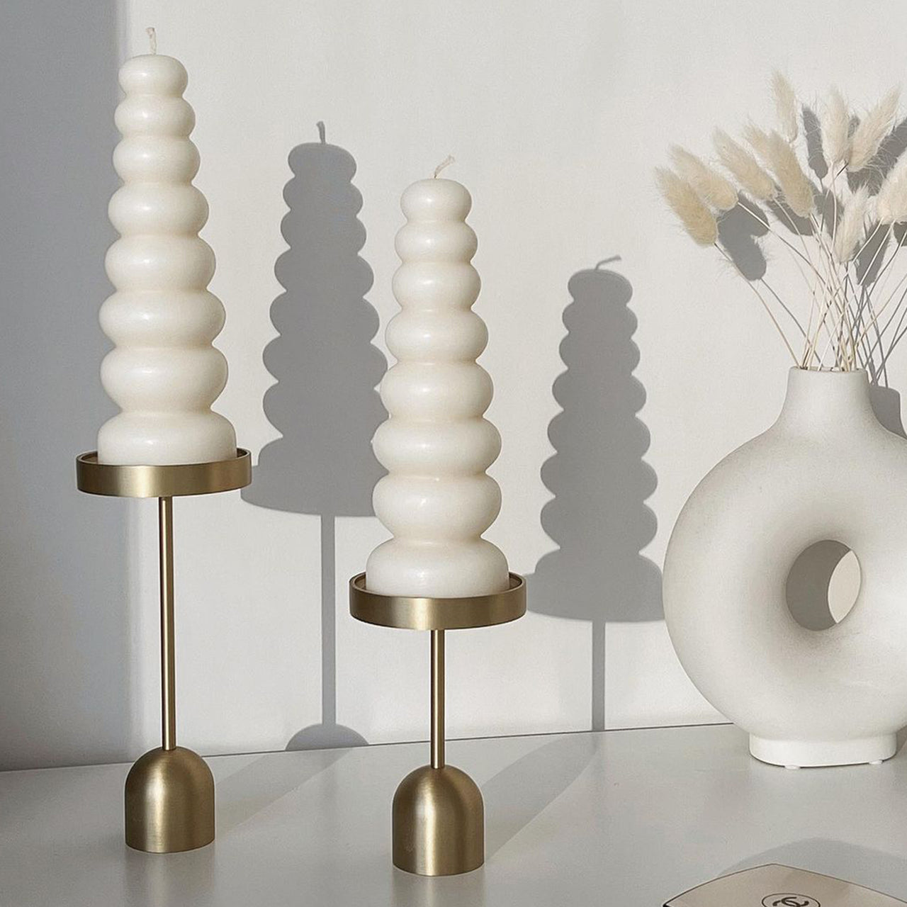 GOLD CANDLESTICK - LARGE