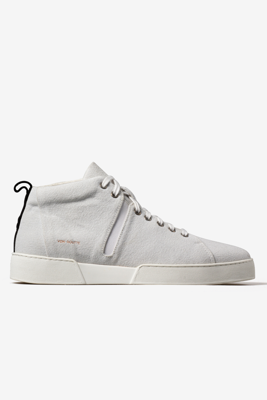 Milford Canvas High Top Sneakers White - Von-Routte