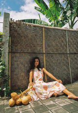 MERIDIAN DRESS - CORAL