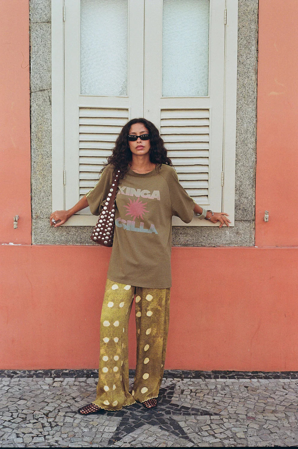 OLIVE SUNSET TEE