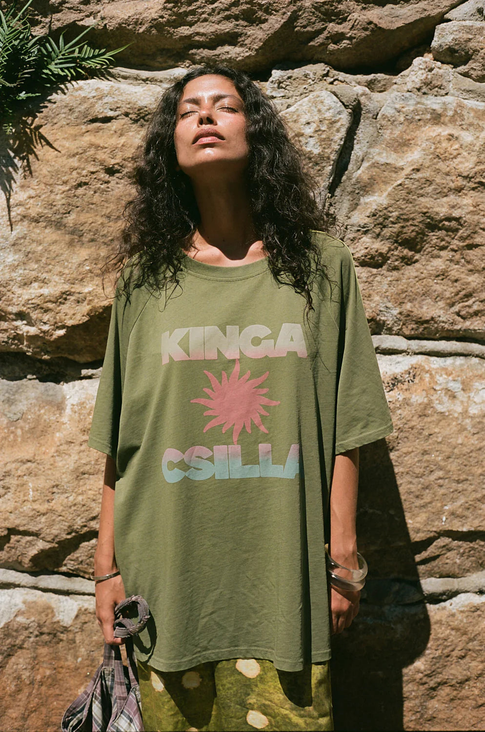 OLIVE SUNSET TEE