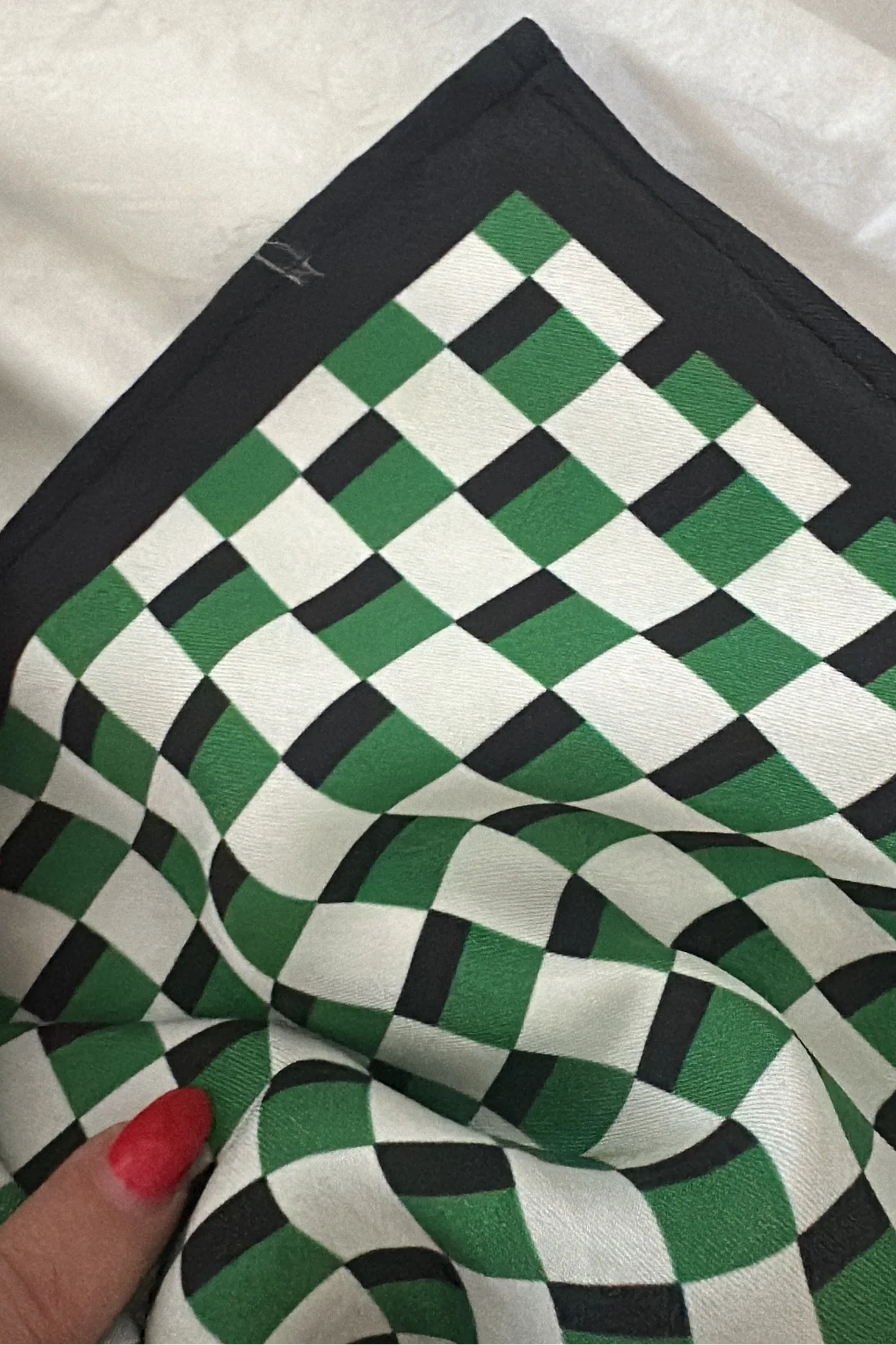 Grand Prix Silk Bandana - Carrera Green