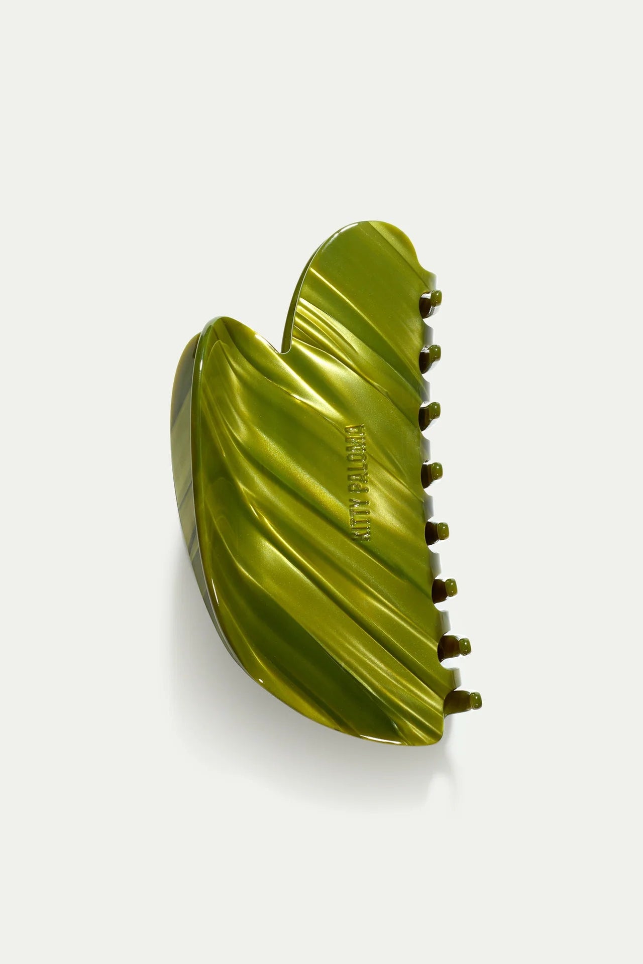 Medium Sculptural Matcha - Hair Claw