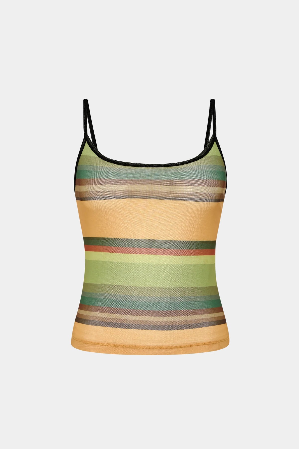 Camisole | Mesh Gold Stripe