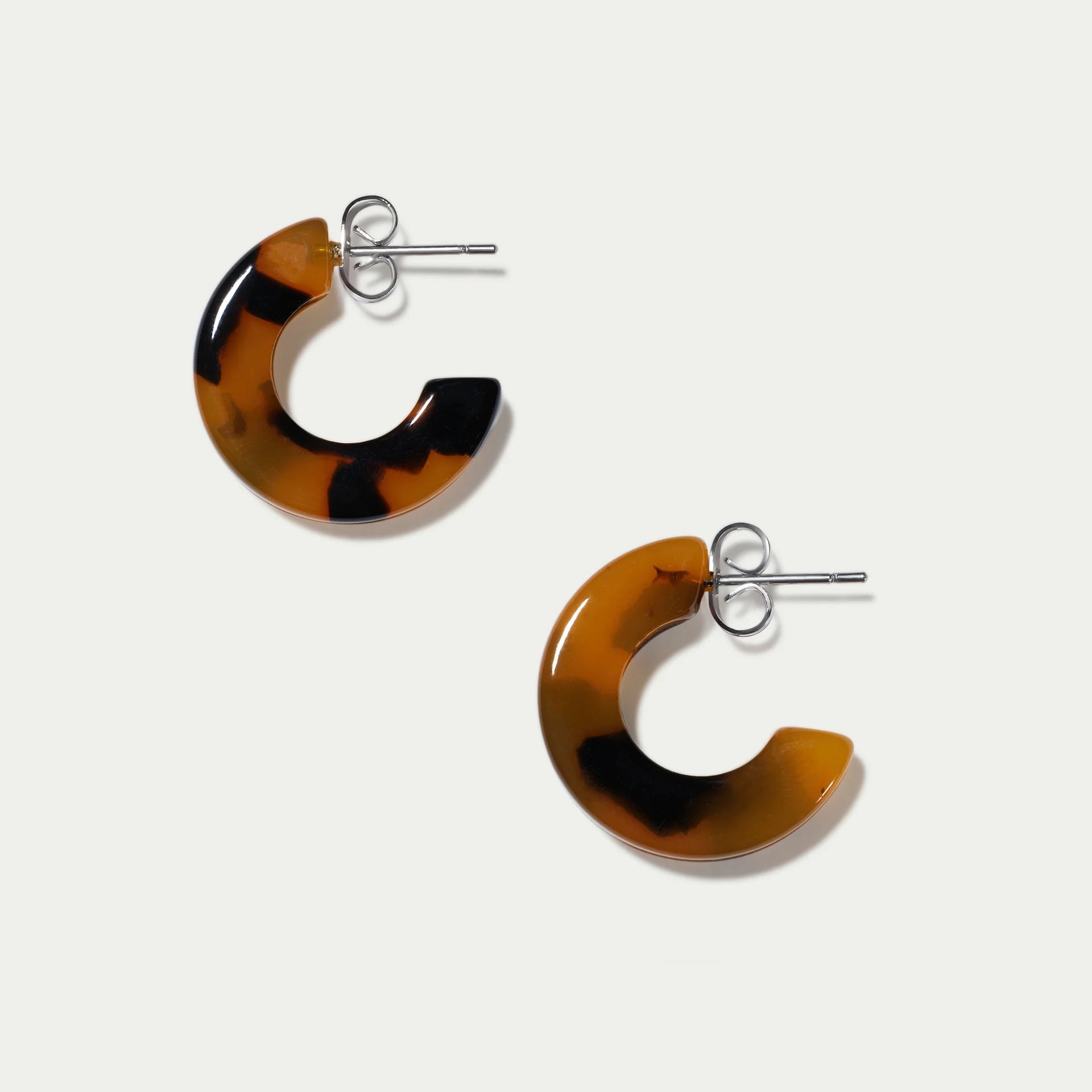 Chunky Hoops - Classic Tortoiseshell
