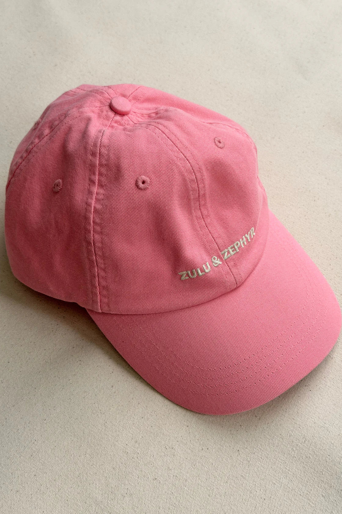 Zulu & Zephyr Canvas Cap - PINK
