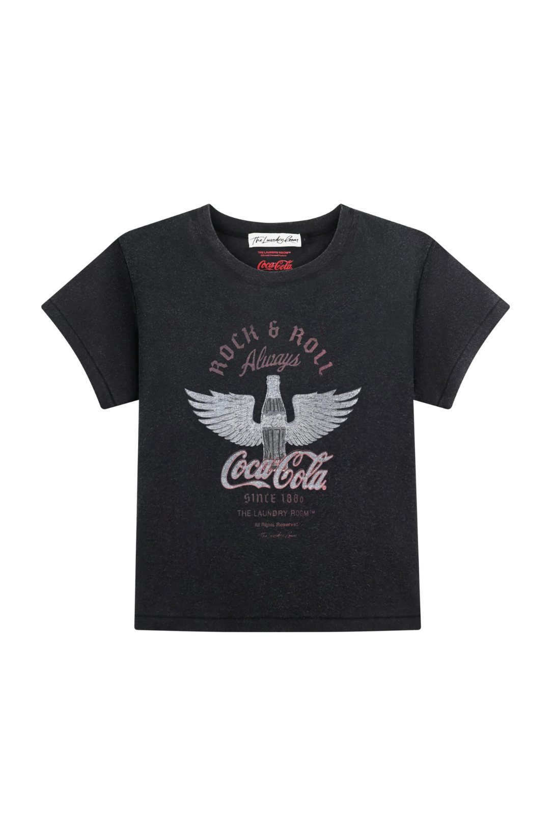 Coca Cola Rock & Roll - Perfect Tee - Black Snow