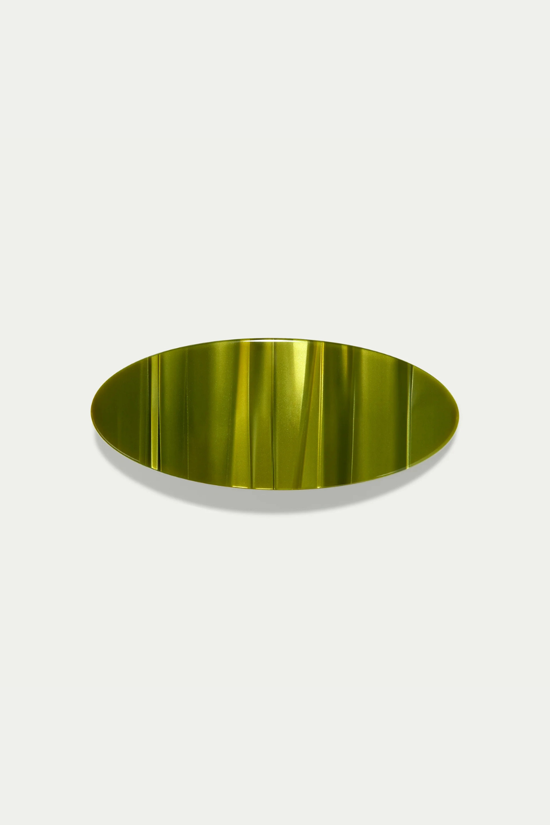 OVAL BARRETTE - MATCHA