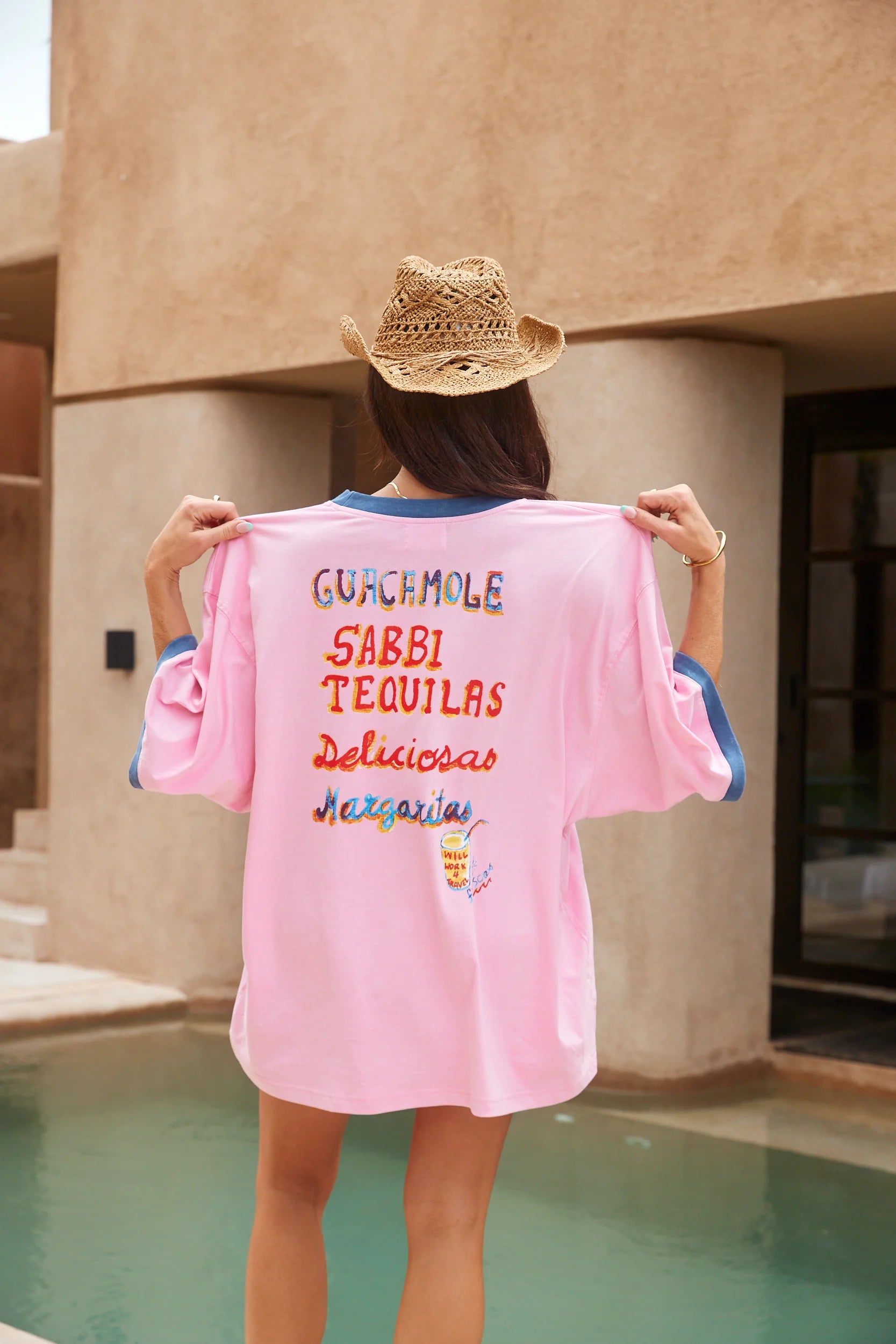 THE VERY OVERSIZED TEQUILA MADE ME DO IT TEE - PINK