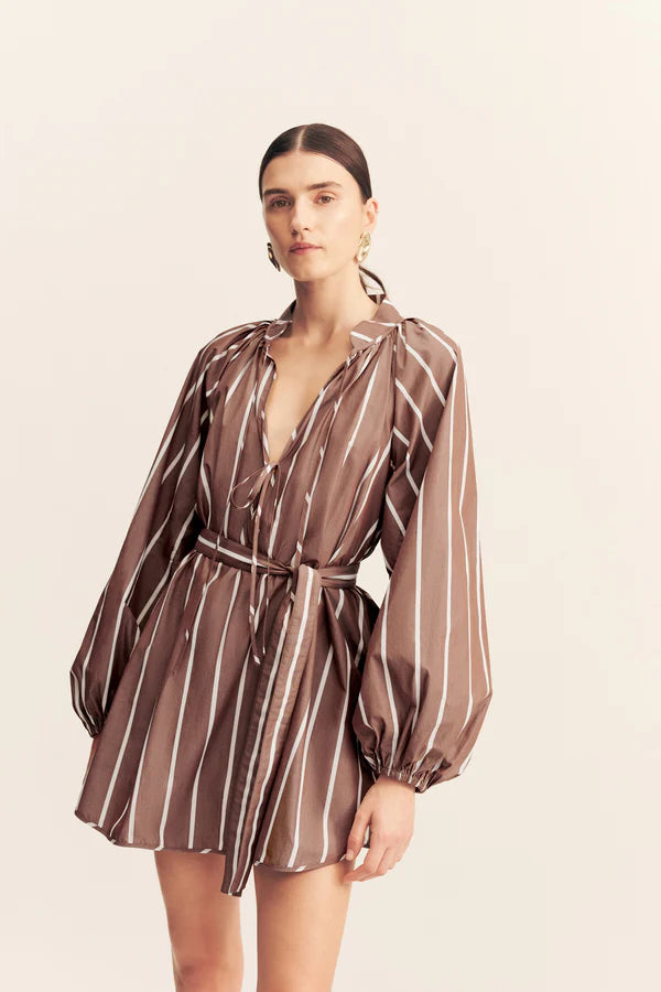 spencer blouson mini dress