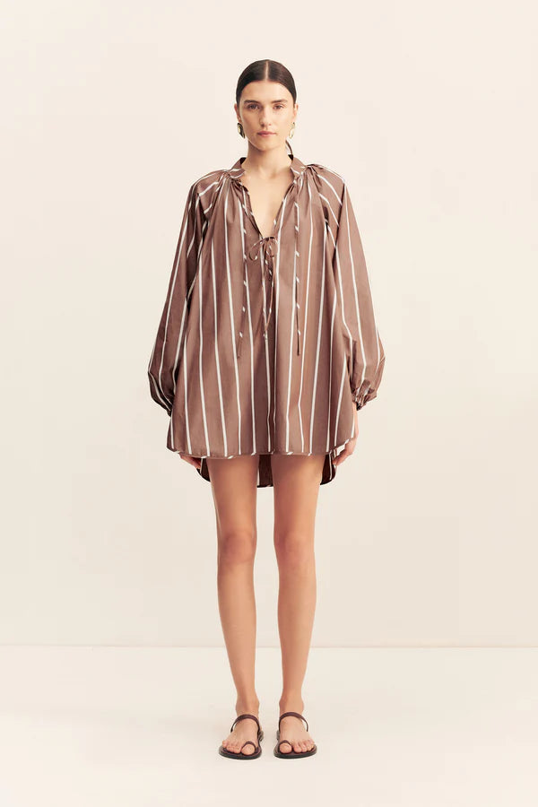 spencer blouson mini dress