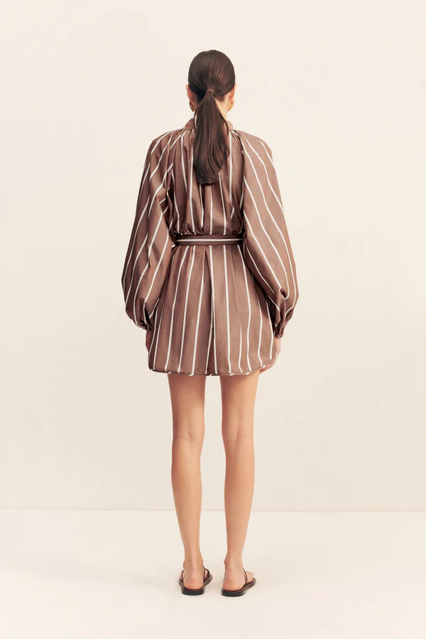 spencer blouson mini dress