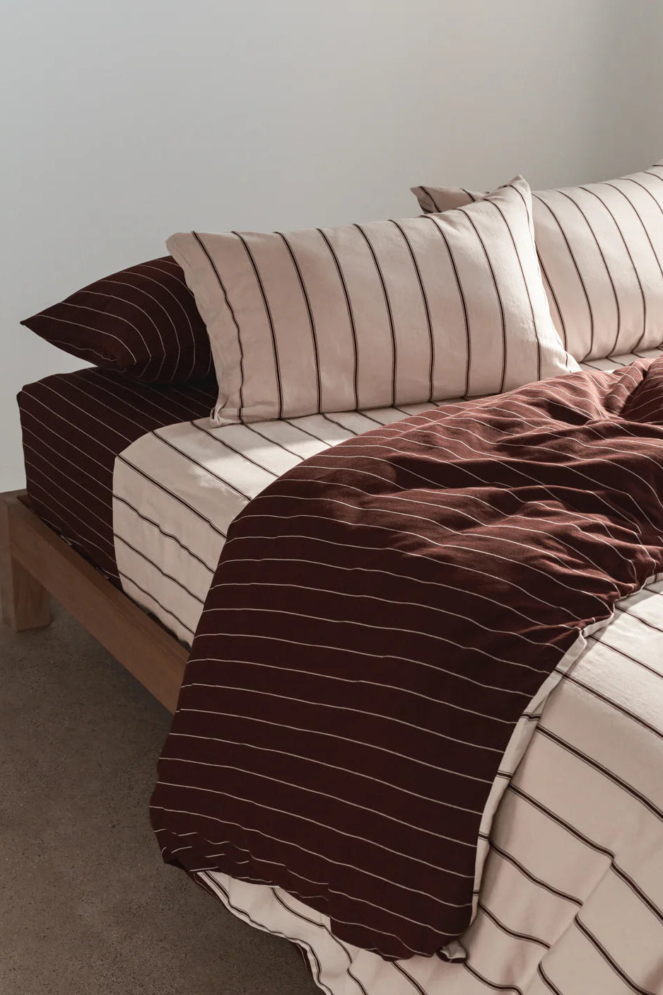 Fitted Sheet King- Mahogany