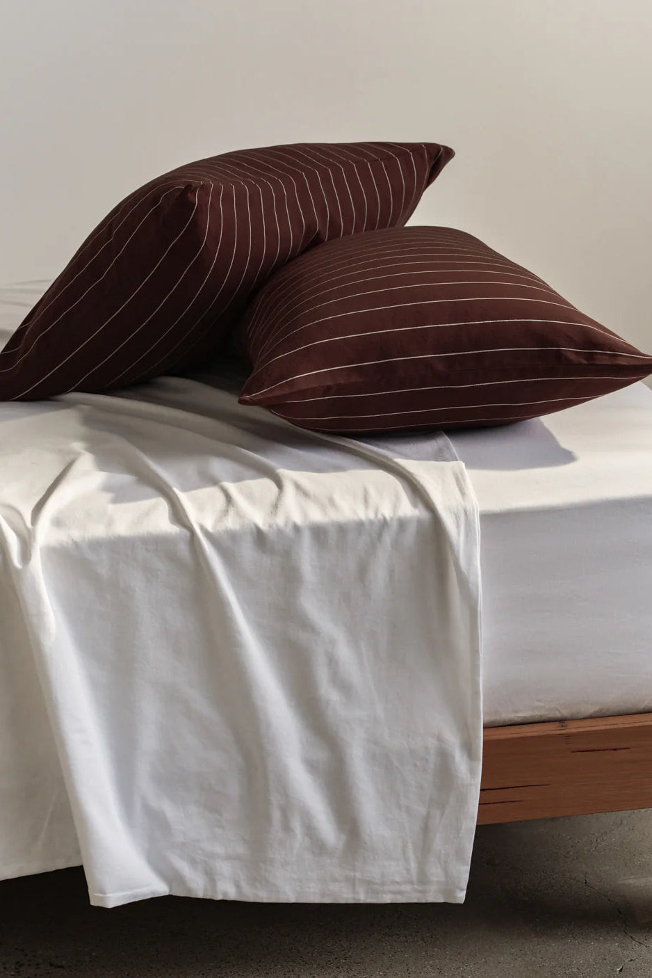 Pillowcase Pair - Mahogany