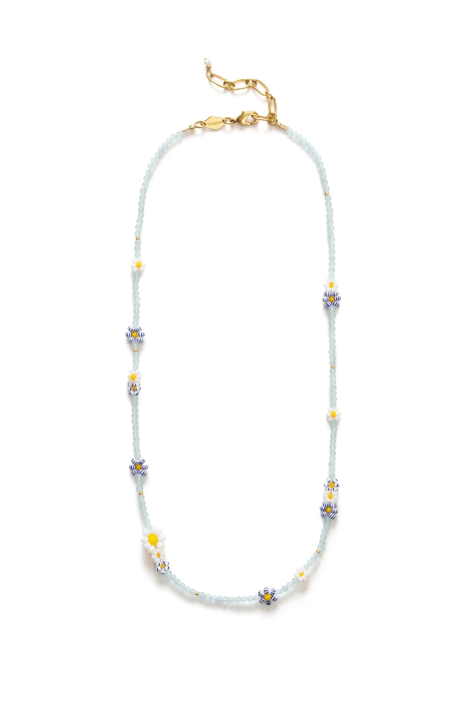 Bluebell Bloom Necklace - SOFT BLUE