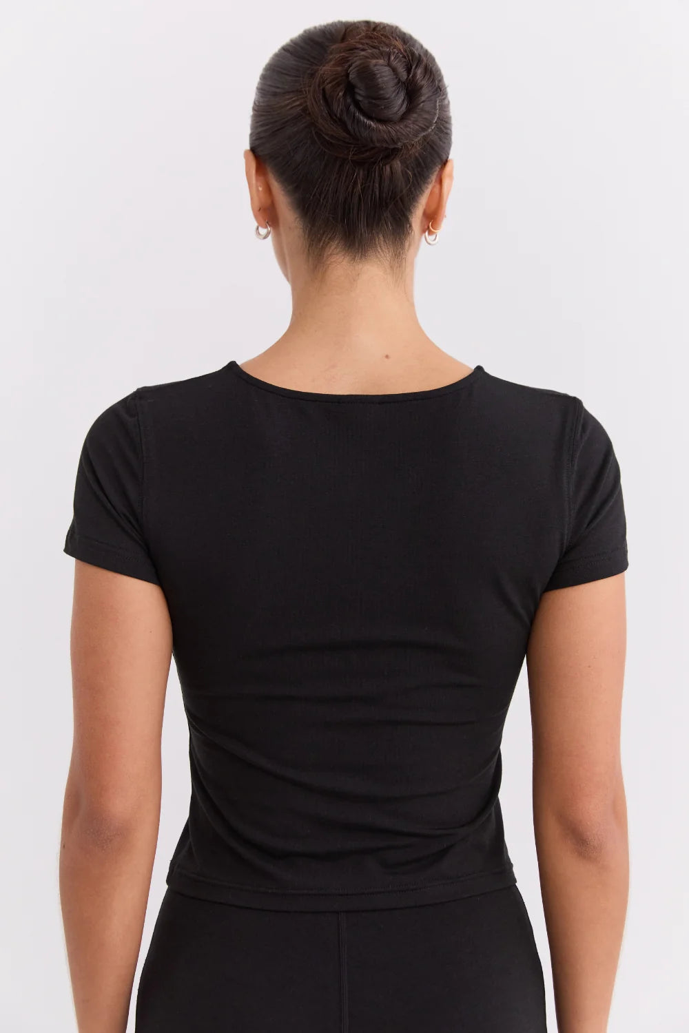 Beaded Tee - Black